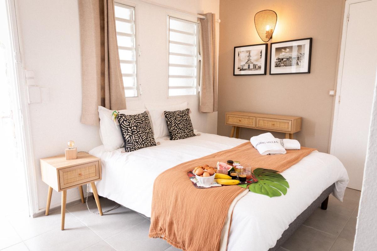 Location villa 7 chambres Anses Arlet Martinique - Chambre 3 rez de jardin